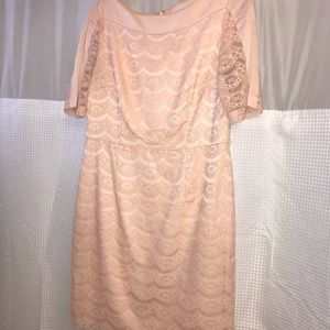 Antonio Melanie size 12 dress blush pink